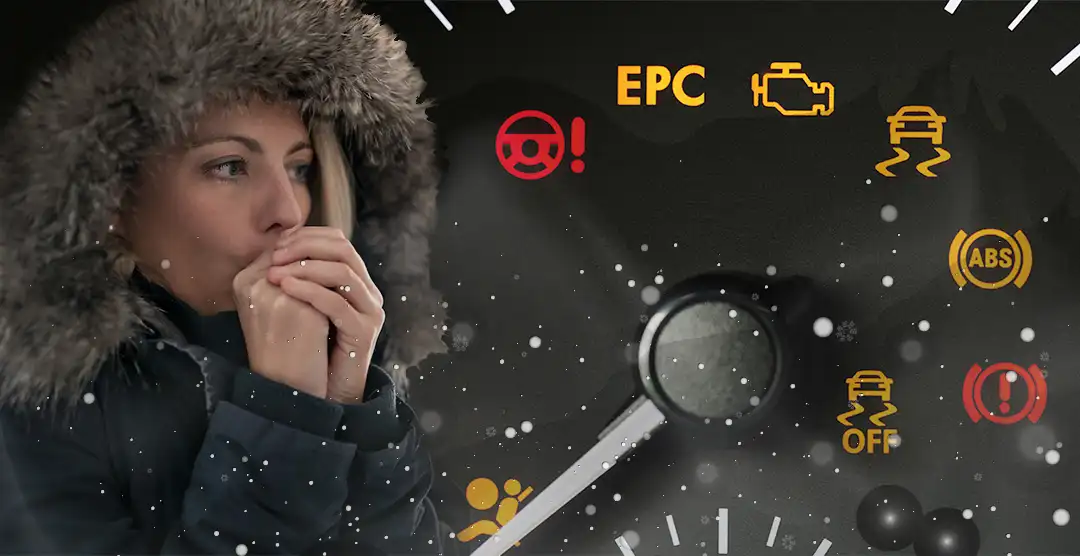 Cold weather car problems and engine lights